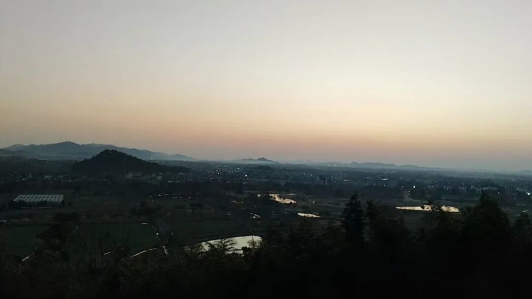 径山马湖山观日出